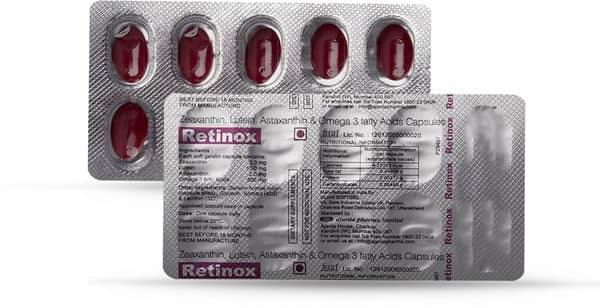 Retinox Strip Of 10 Capsules