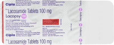 Lacopsy 100mg Strip Of 10 Tablets