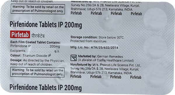 Pirfetab 200mg Strip Of 10 Tablets