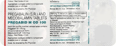 Pregabid M Od 100mg Strip Of 10 Tablets