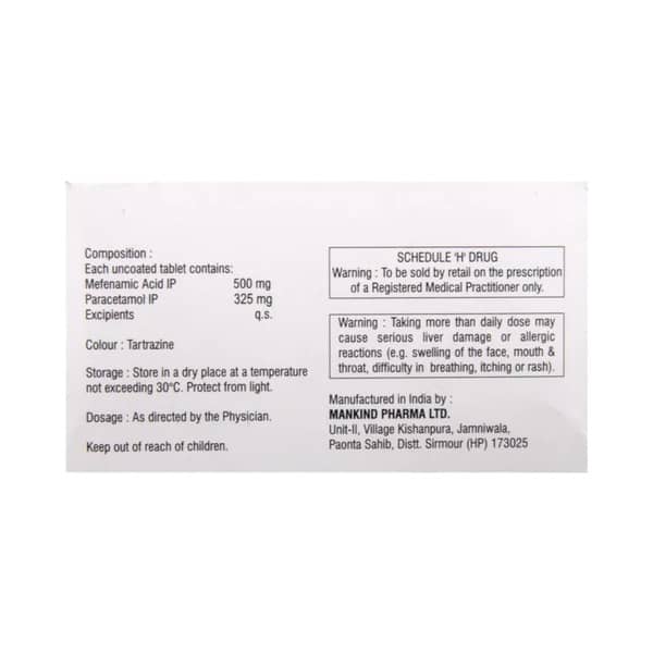 Mefkind Forte Strip Of 10 Tablets