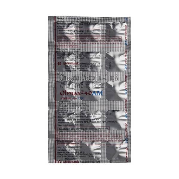 Olmax Am 40mg Tablets