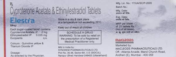 Elestra Strip Of 21 Tablets