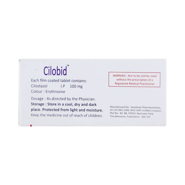 Cilobid 100Mg Strip Of 10 Tablets