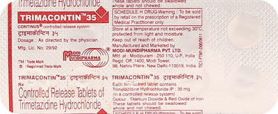 Trimacontin 35mg Strip Of 10 Tablets