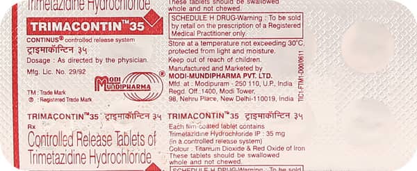 Trimacontin 35mg Strip Of 10 Tablets