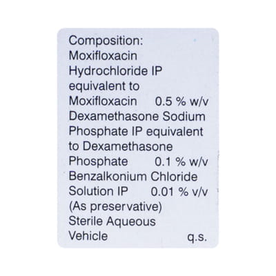 Moxiblu D Bottle Of 10ml Eye Drops