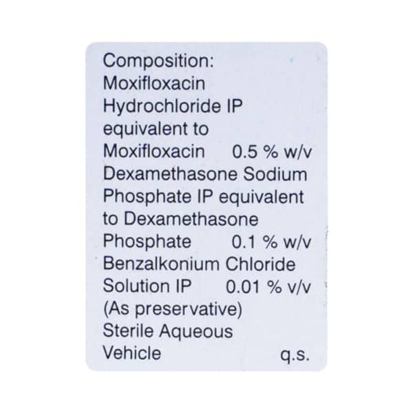 Moxiblu D Bottle Of 10ml Eye Drops