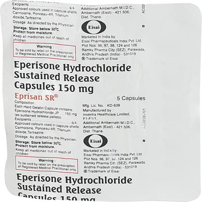 Eprisan Sr Strip Of 5 Capsules