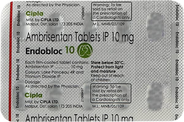 Endobloc 10mg Strip Of 10 Tablets