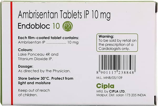 Endobloc 10mg Strip Of 10 Tablets