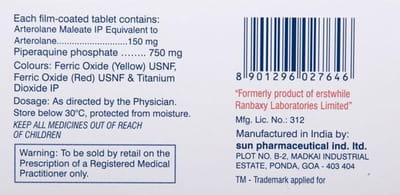 Synriam 150mg/750mg Strip Of 3 Tablets