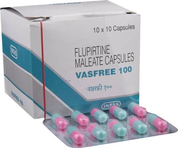 Vasfree 100mg Strip Of 10 Capsules