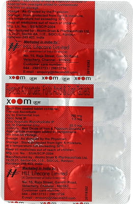 Xoom Strip Of 10 Tablets