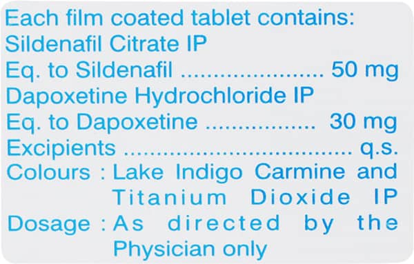 Dasutra X 30mg Strip Of 4 Tablets