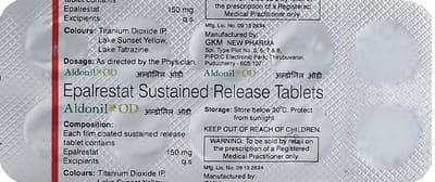 Aldonil Od 150mg Strip Of 10 Tablets