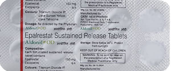 Aldonil Od 150mg Strip Of 10 Tablets