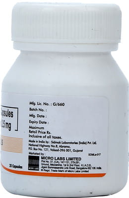 Angiplat 2.5mg Bottle Of 25 Capsules