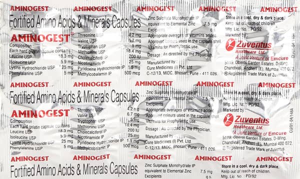 Aminogest Strip Of 10 Capsules