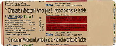 Olmecip Trio Strip Of 10 Tablets