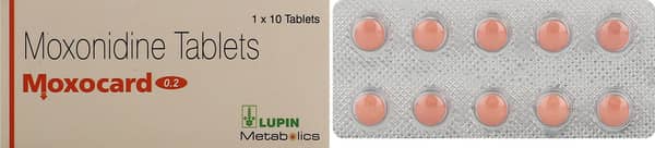 Moxocard 0.2mg Strip Of 10 Tablets