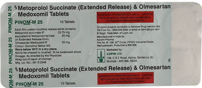 Pinom M 25mg Strip Of 10 Tablets