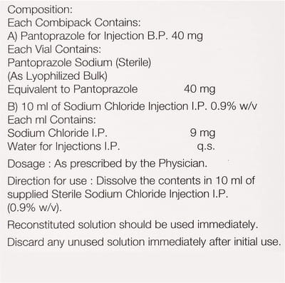Pandiff Iv 40mg Dry Vial Of 1 Powder For Injection