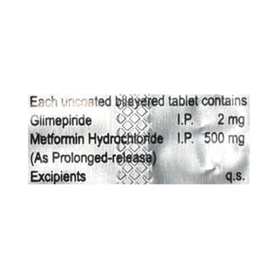 Glimixia M 2mg Strip Of 10 Tablets