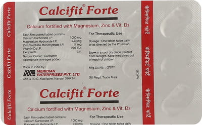 Calcifit Forte Strip Of 15 Tablets