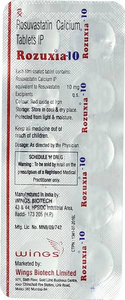 Rozuxia 10Mg Strip Of 10 Tablets