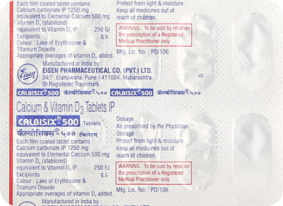 Calbisix Strip Of 10 Tablets