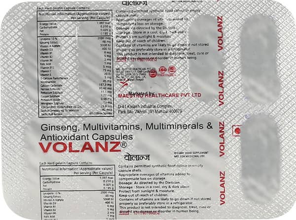 Volanz Strip Of 10 Capsules
