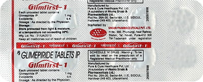 Glimfirst 1mg Tablet