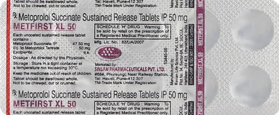 Metfirst Xl 50mg Strip Of 10 Tablets