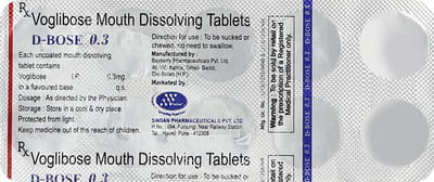 D Bose 0.3mg Strip Of 10 Tablets
