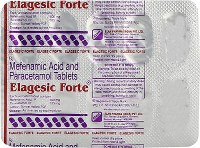 Elagesic Forte Strip Of 10 Tablets