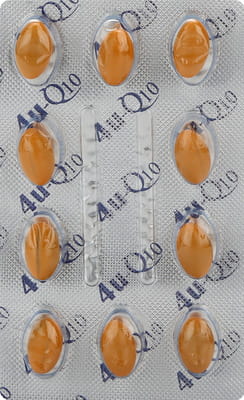 4u Q10 Strip Of 10 Softgel Capsules