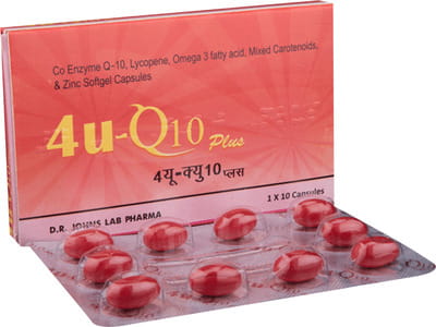 4u Q10 Plus Strip Of 10 Softgel Capsules