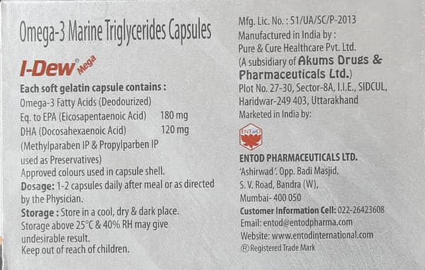 I Dew Mega Strip Of 10 Capsules