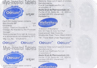Oosure 1gm Strip Of 10 Tablets