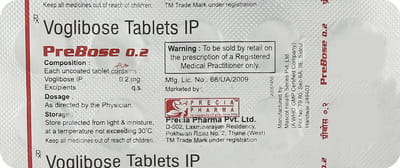 Prebose 0.2mg Tablet