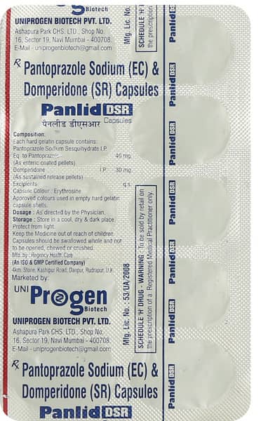Panlid Dsr Strip Of 10 Capsules