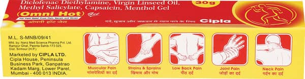 Omni Hot Tube Of 30gm Gel