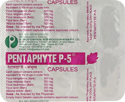 Pentaphyte P 5 Strip Of 10 Capsules