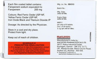 Orpenem 200mg Strip Of 6 Tablets