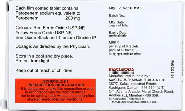 Orpenem 200mg Strip Of 6 Tablets