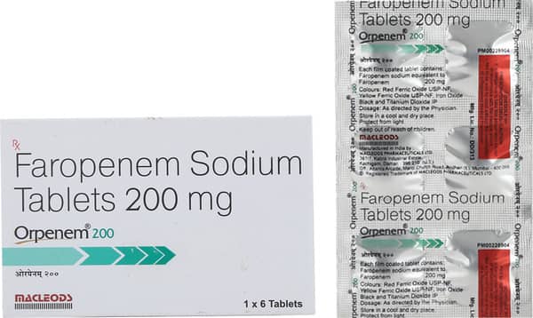 Orpenem 200mg Strip Of 6 Tablets