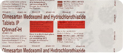 Olmat H 20mg Strip Of 10 Tablets