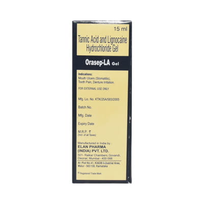 Orasep La Bottle Of 15ml Mouth Gel