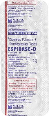 Espidase D Strip Of 10 Tablets